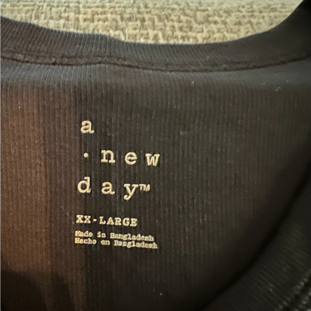 a new day Women's Ribbed Tank Tops (3) - Black, Gray, and Brown - NWOT #38 - Picture 6 of 8